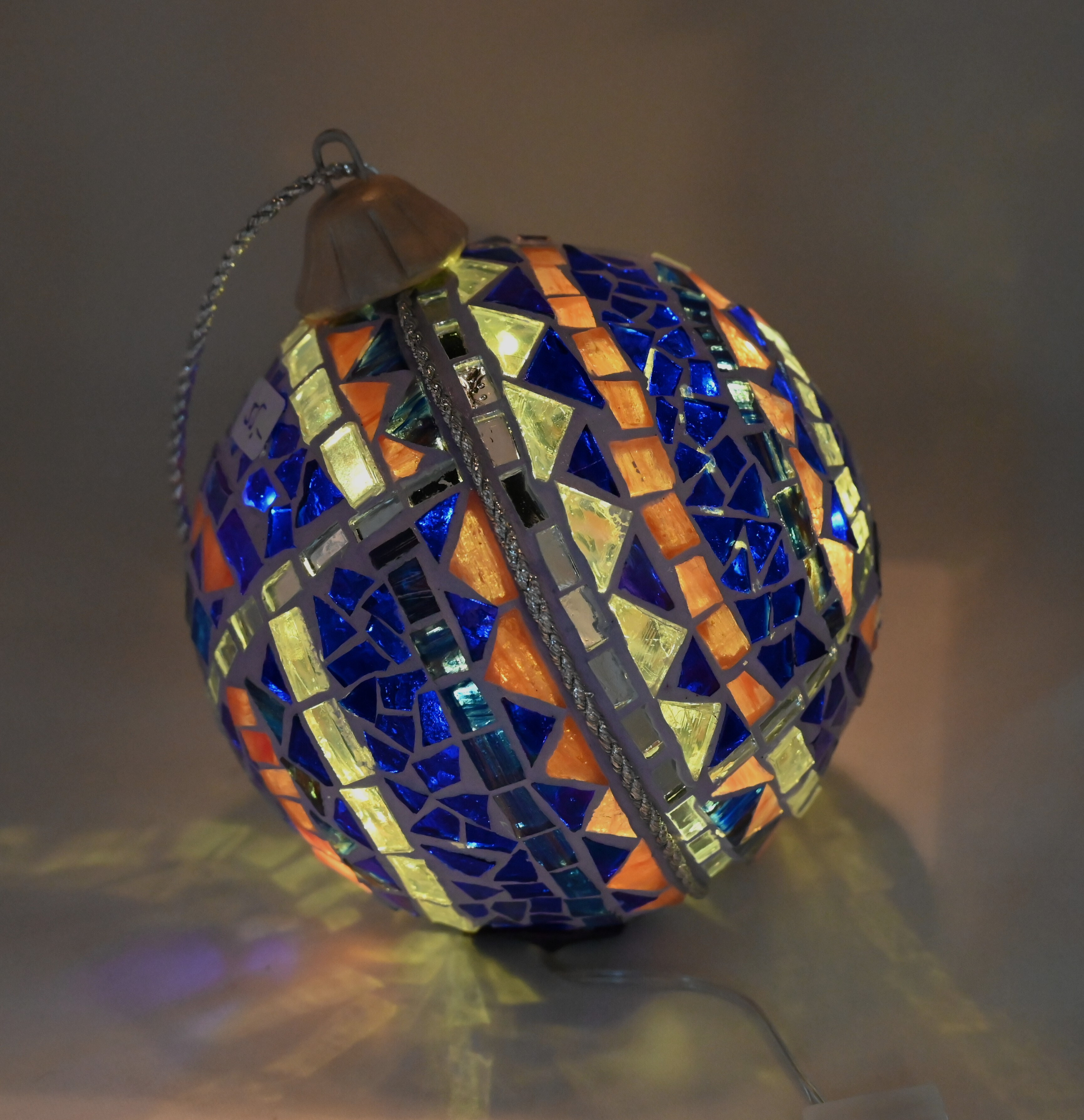 Weihnachtskugel Violett